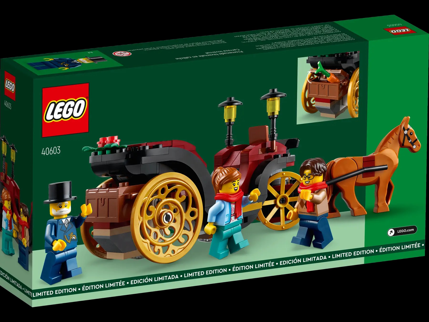 LEGO® 40603 Zimní projížďka kočárem