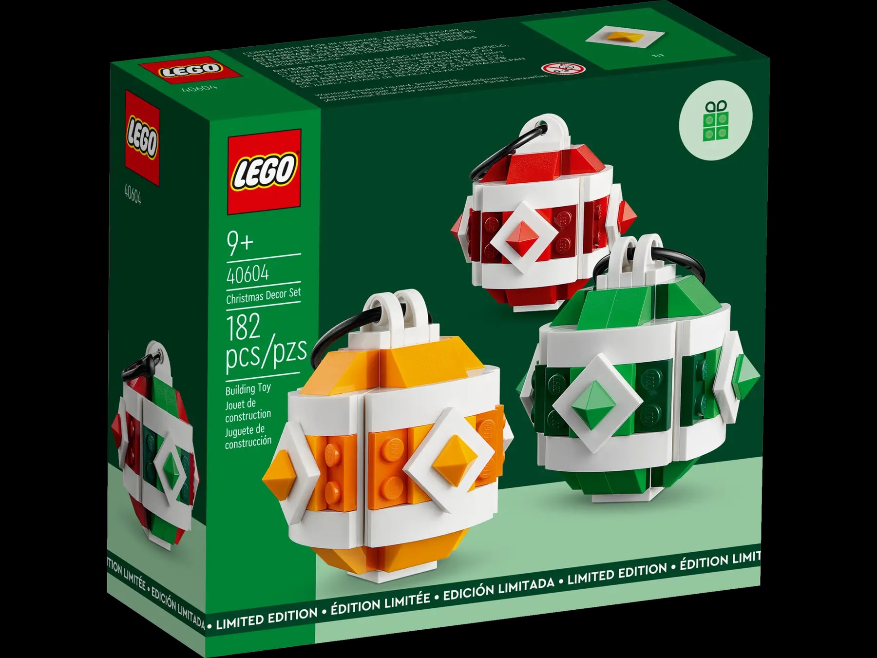 LEGO® 40604 Sada vánočních ozdob