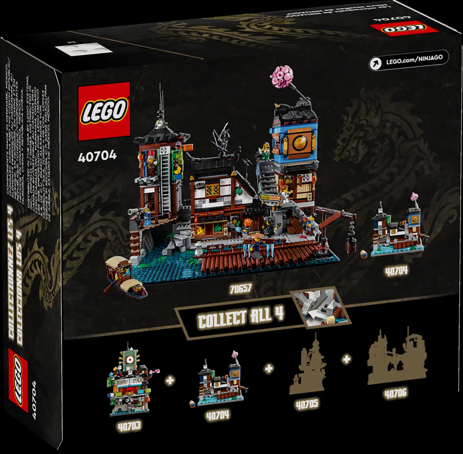 LEGO® 40704 Miniaturní NINJAGO® přístav