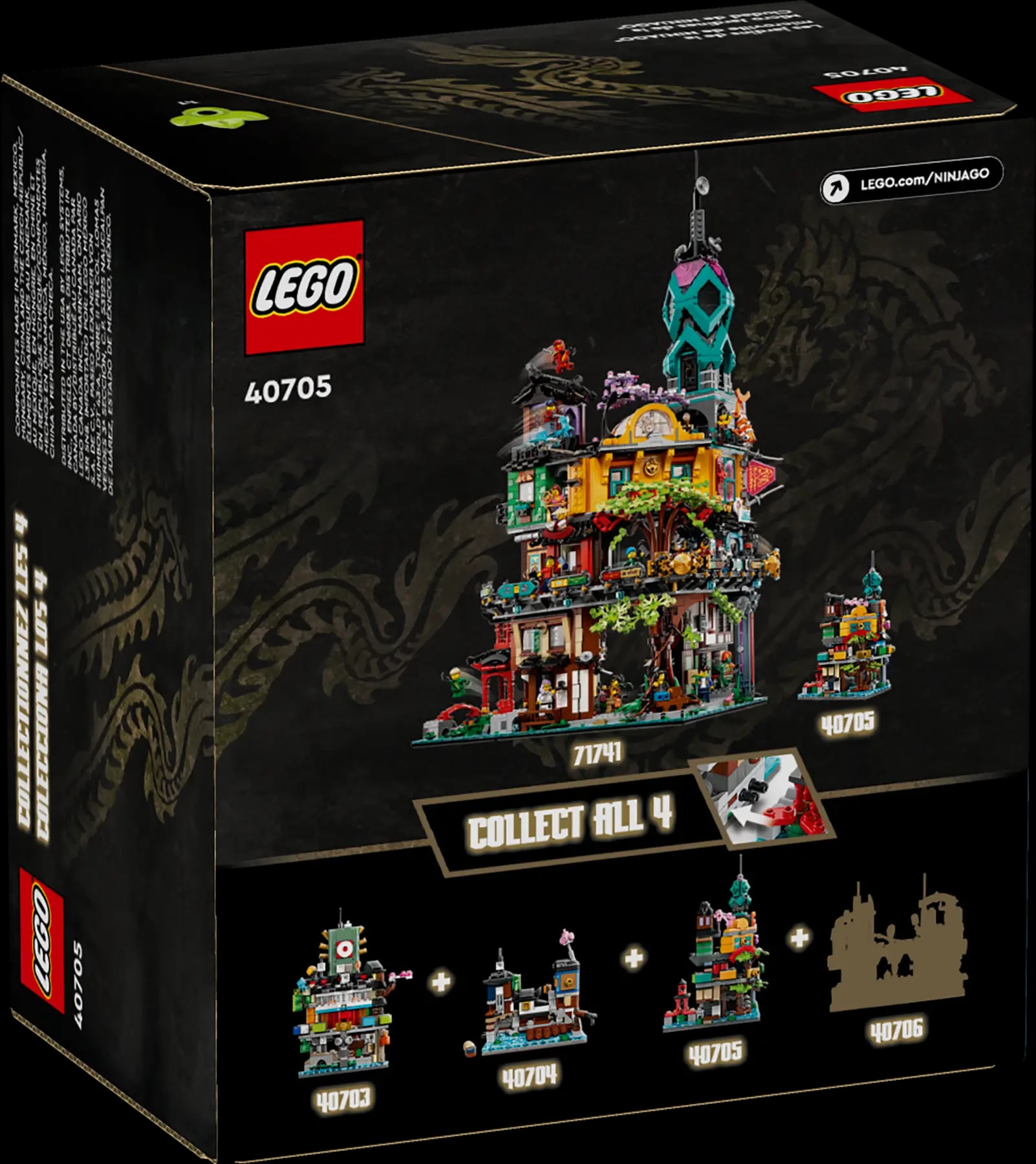 LEGO® 40705 Miniaturní zahrady v NINJAGO® City
