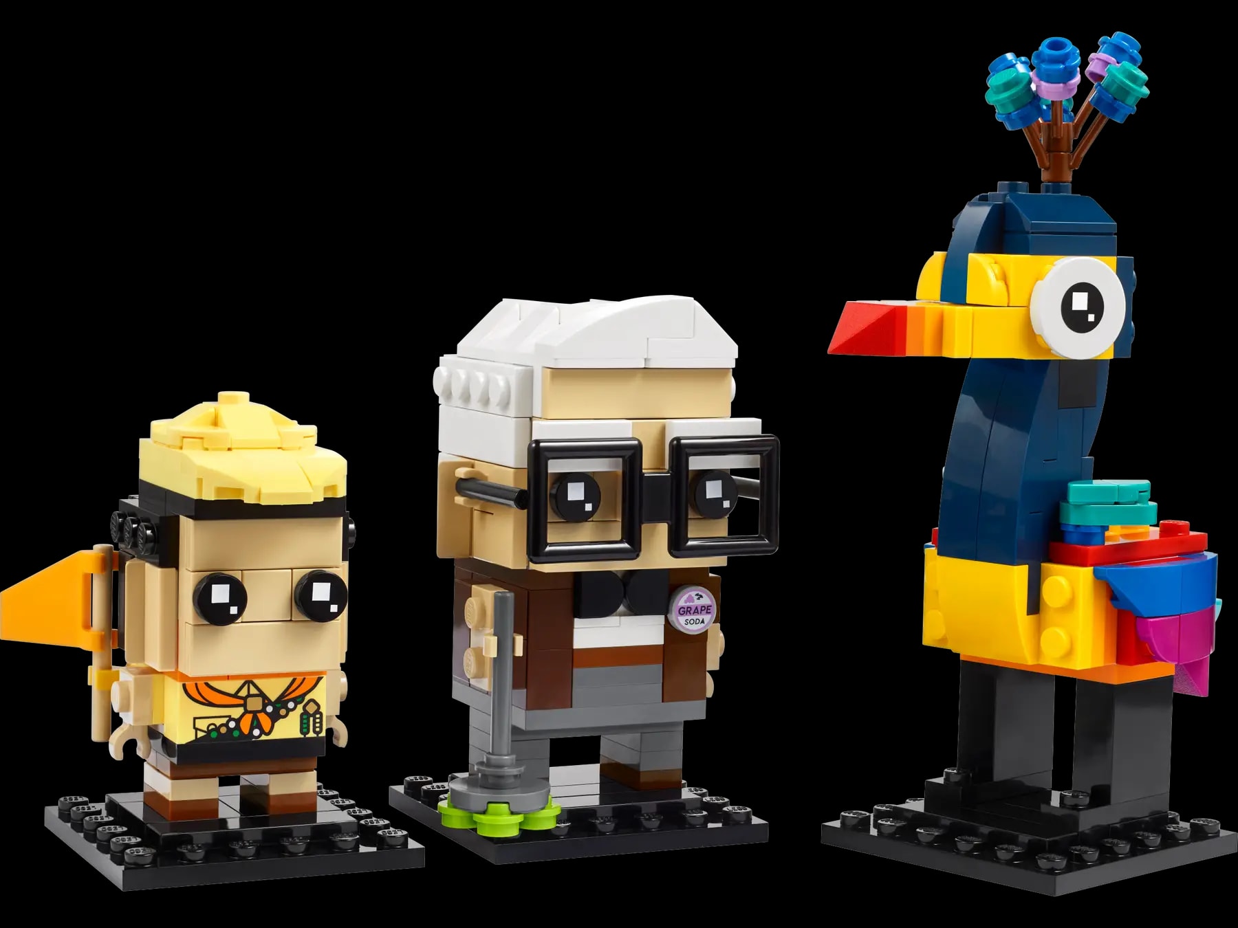 LEGO® BrickHeadz 40752 Carl, Russell a Kevin