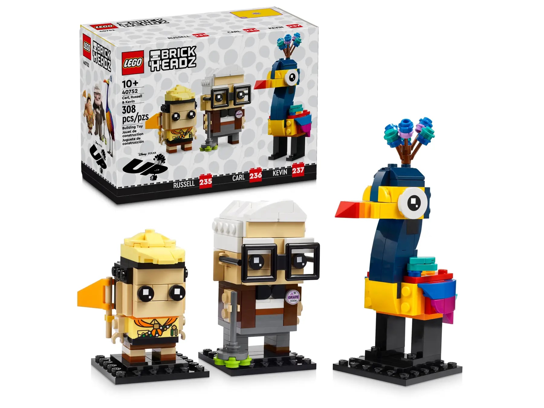 LEGO® BrickHeadz 40752 Carl, Russell a Kevin