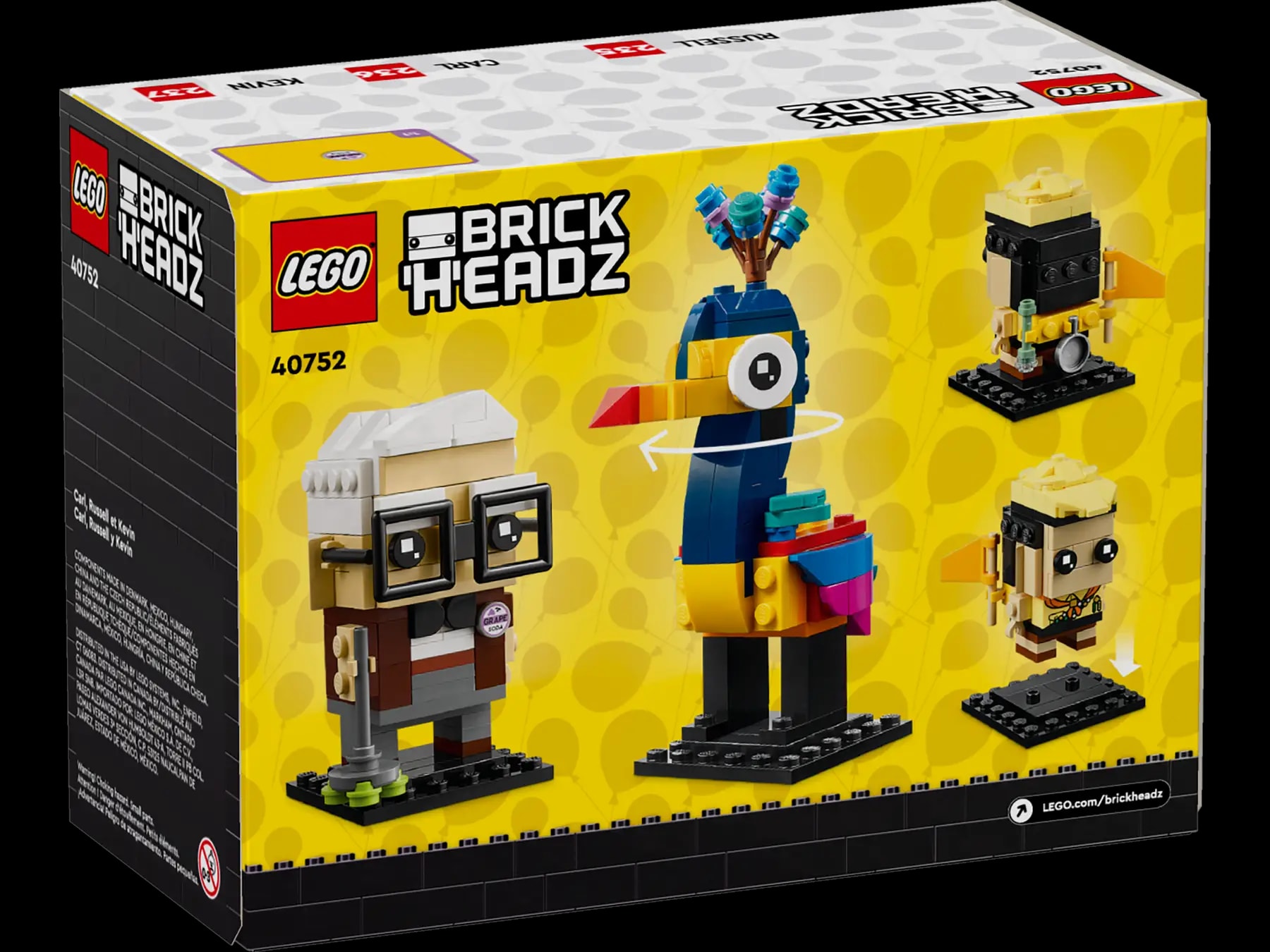 LEGO® BrickHeadz 40752 Carl, Russell a Kevin