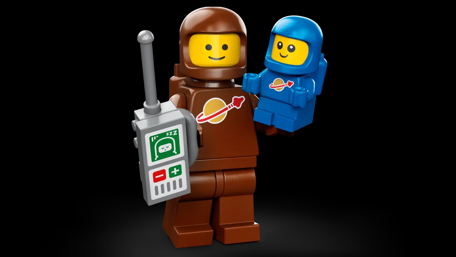 Minifigurky LEGO® 71037 24. série – Hnědý astronaut a kosmodítě