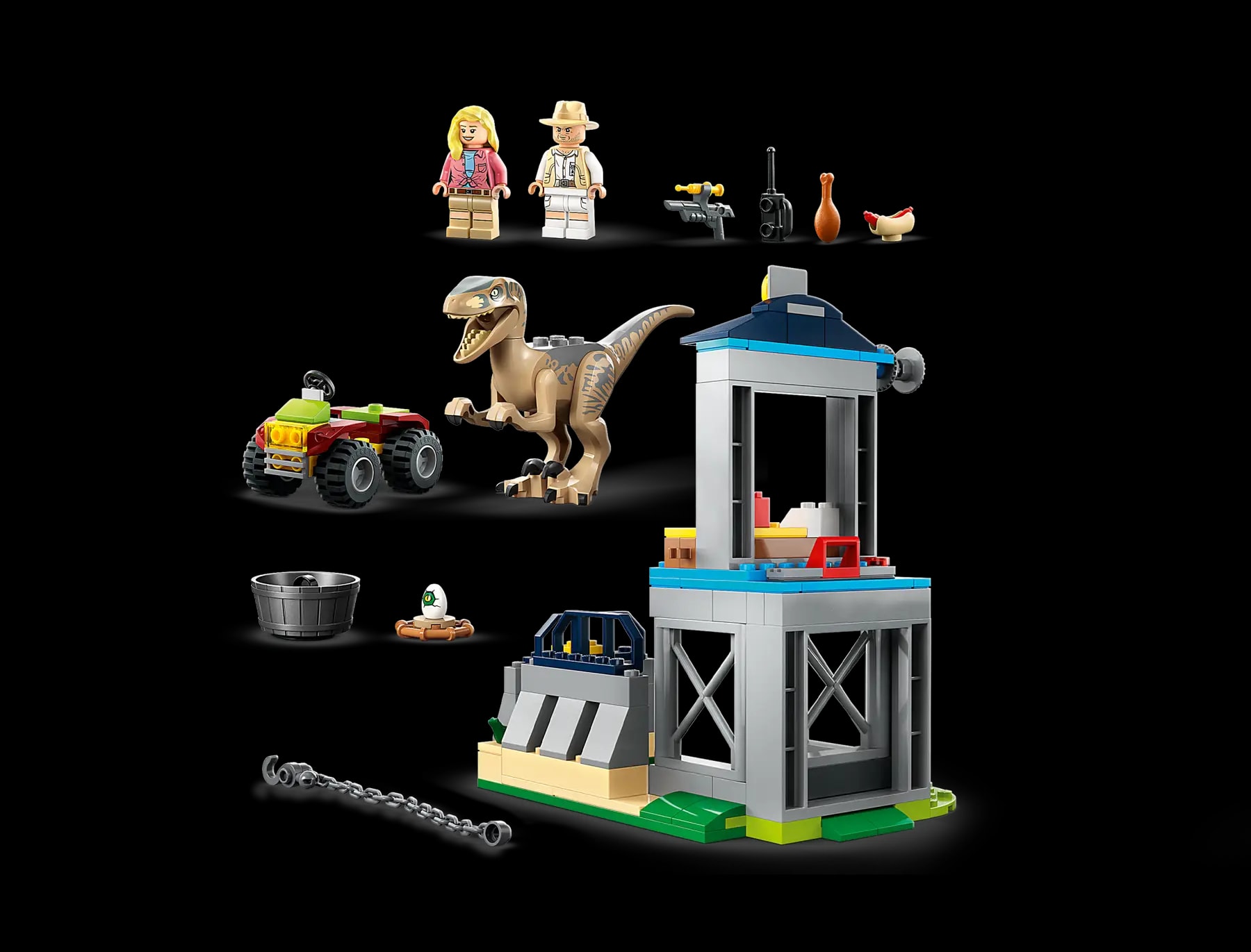 LEGO® Jurassic World™ 76957 Útěk velociraptora