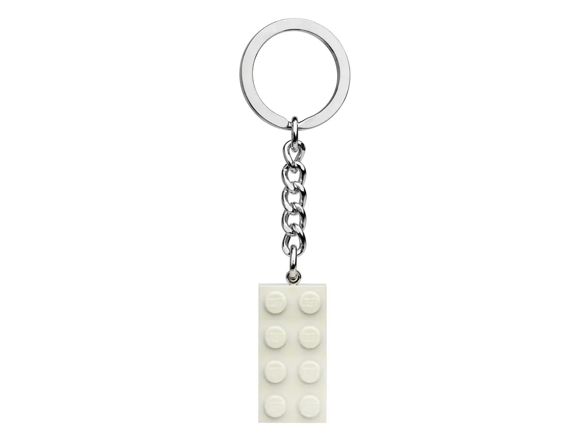 LEGO® 853712 Přívěsek na klíče - Bílá kostka