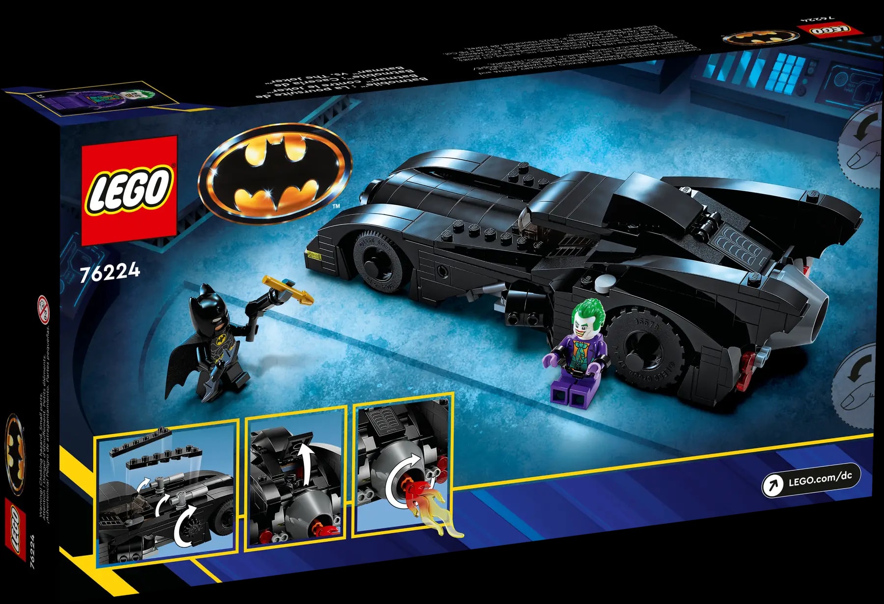 LEGO® Batman™ 76224 Batman™ vs. Joker™: Honička v Batmobilu