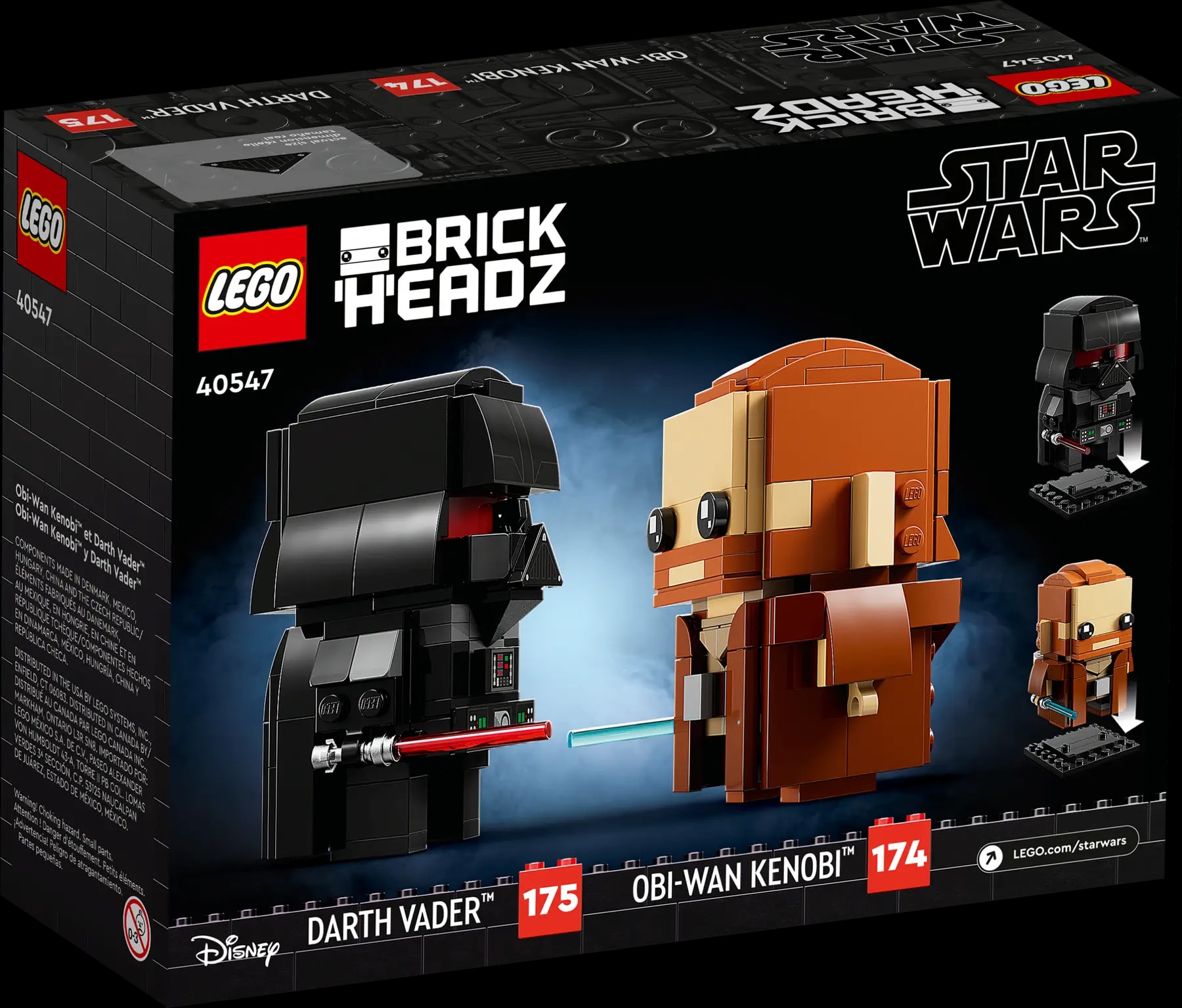 LEGO® BrickHeadz 40547 Obi-Wan Kenobi a Darth Vader