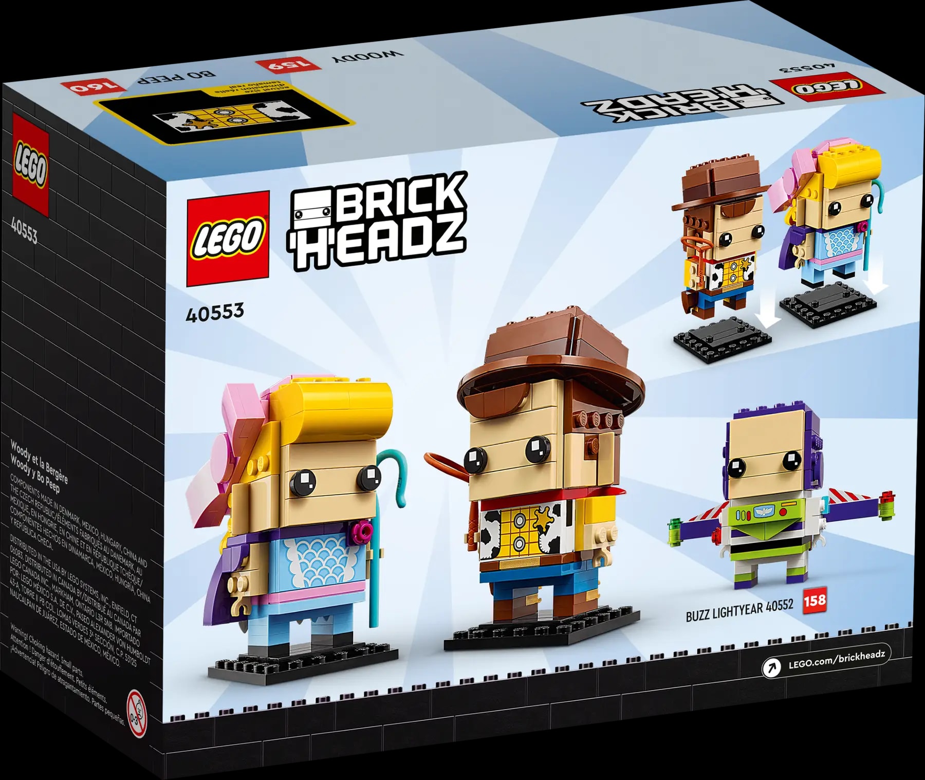 LEGO® BrickHeadz 40553 Woody a Pastýřka