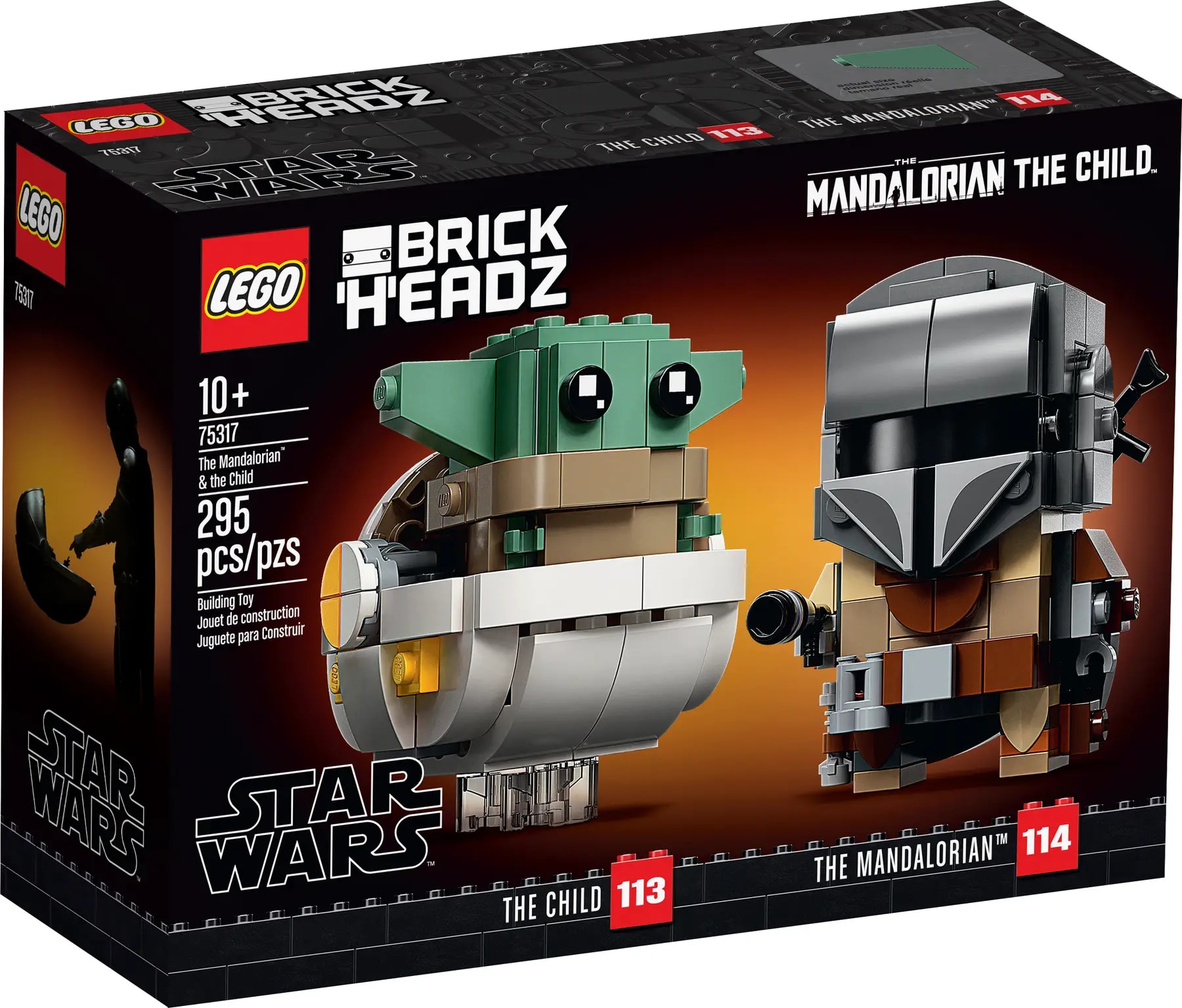 LEGO® BrickHeadz 75317 Mandalorian a dítě