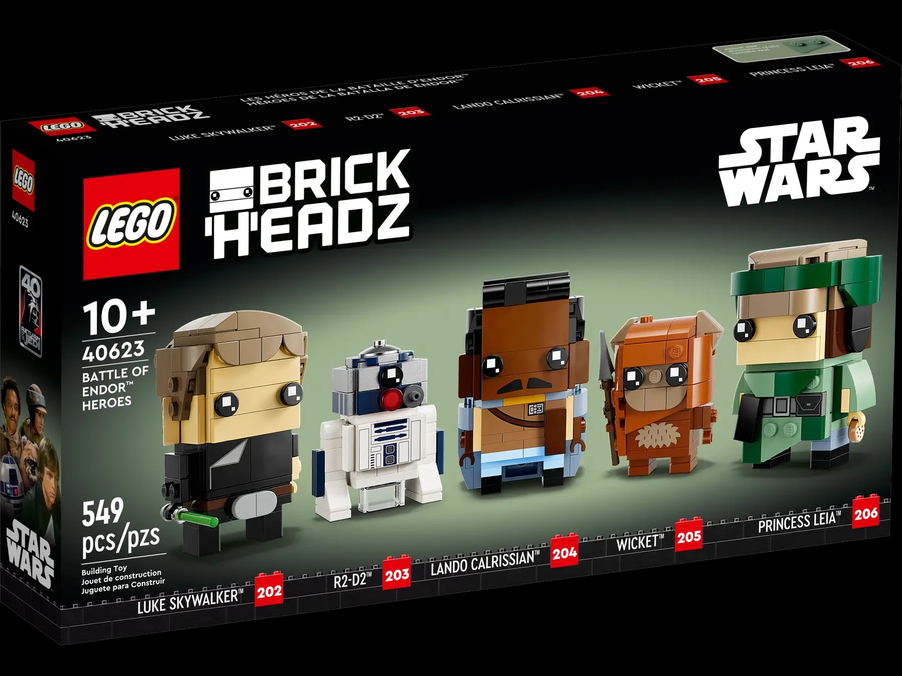 LEGO® BrickHeadz™ Star Wars™ 40623 Hrdinové bitvy o planetu Endor™