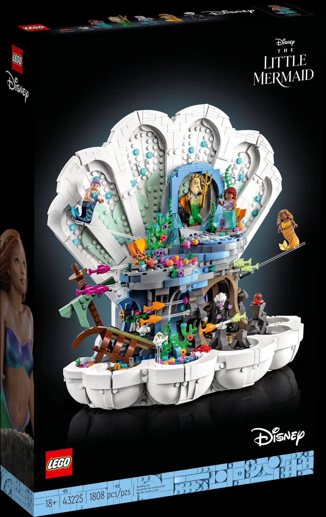 LEGO® Disney™ 43225 Královská škeble Malé mořské víly