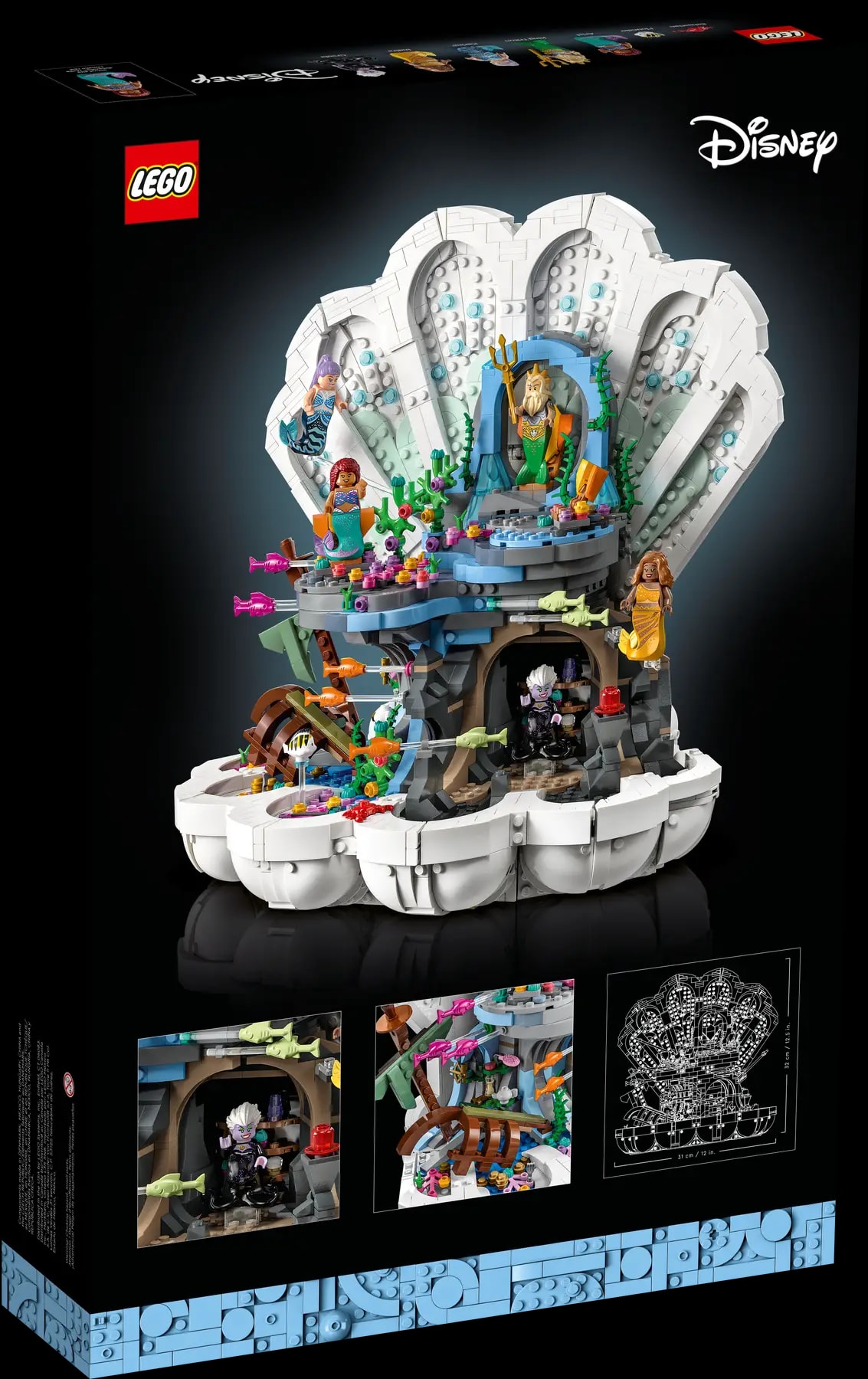 LEGO® Disney™ 43225 Královská škeble Malé mořské víly