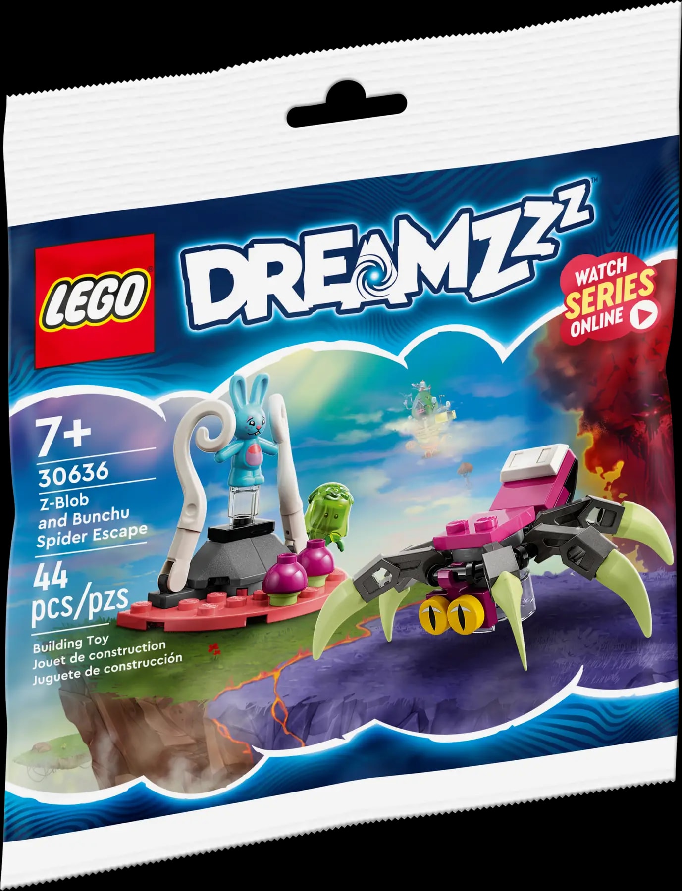 LEGO® DREAMZzz™ 30636 Útěk před pavoukem: Z-Flek a Bunchu