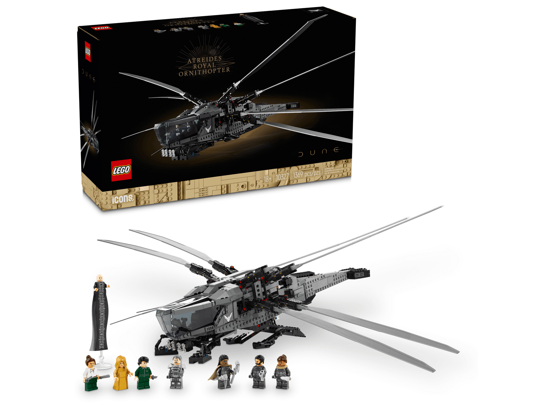 LEGO® Icons™ 10327 Duna: Atreides Royal Ornithopher