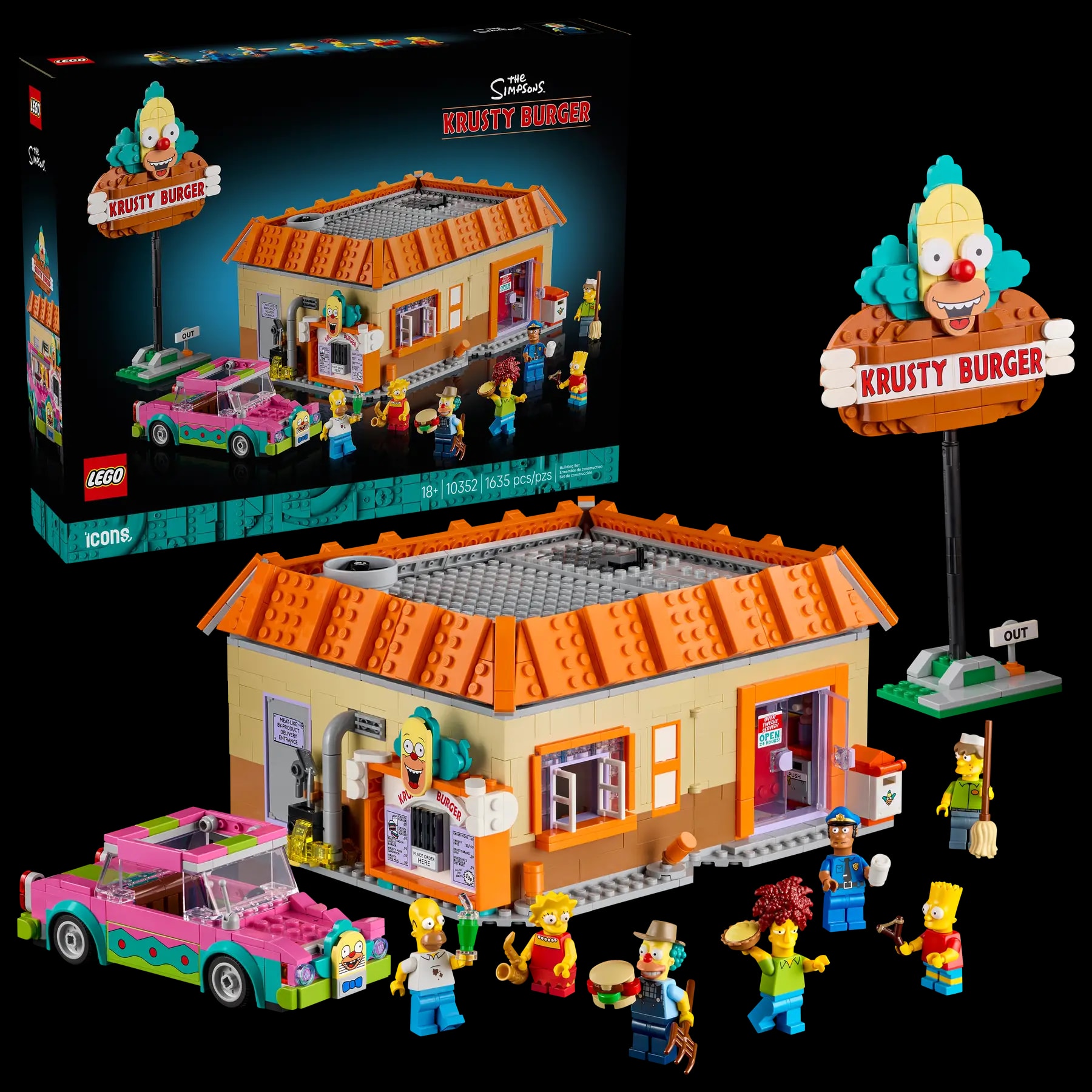 LEGO® Icons 10352 The Simpsons™ Krusty Burger