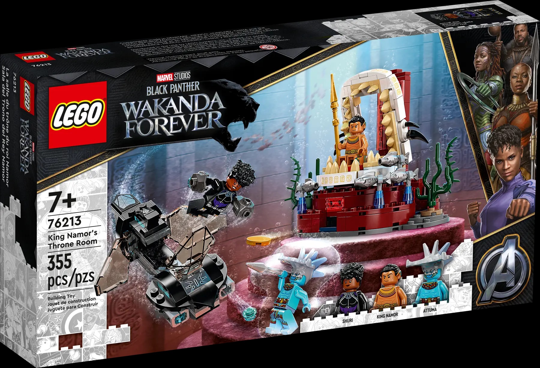 LEGO® Marvel 76213 Trůnní sál krále Namora
