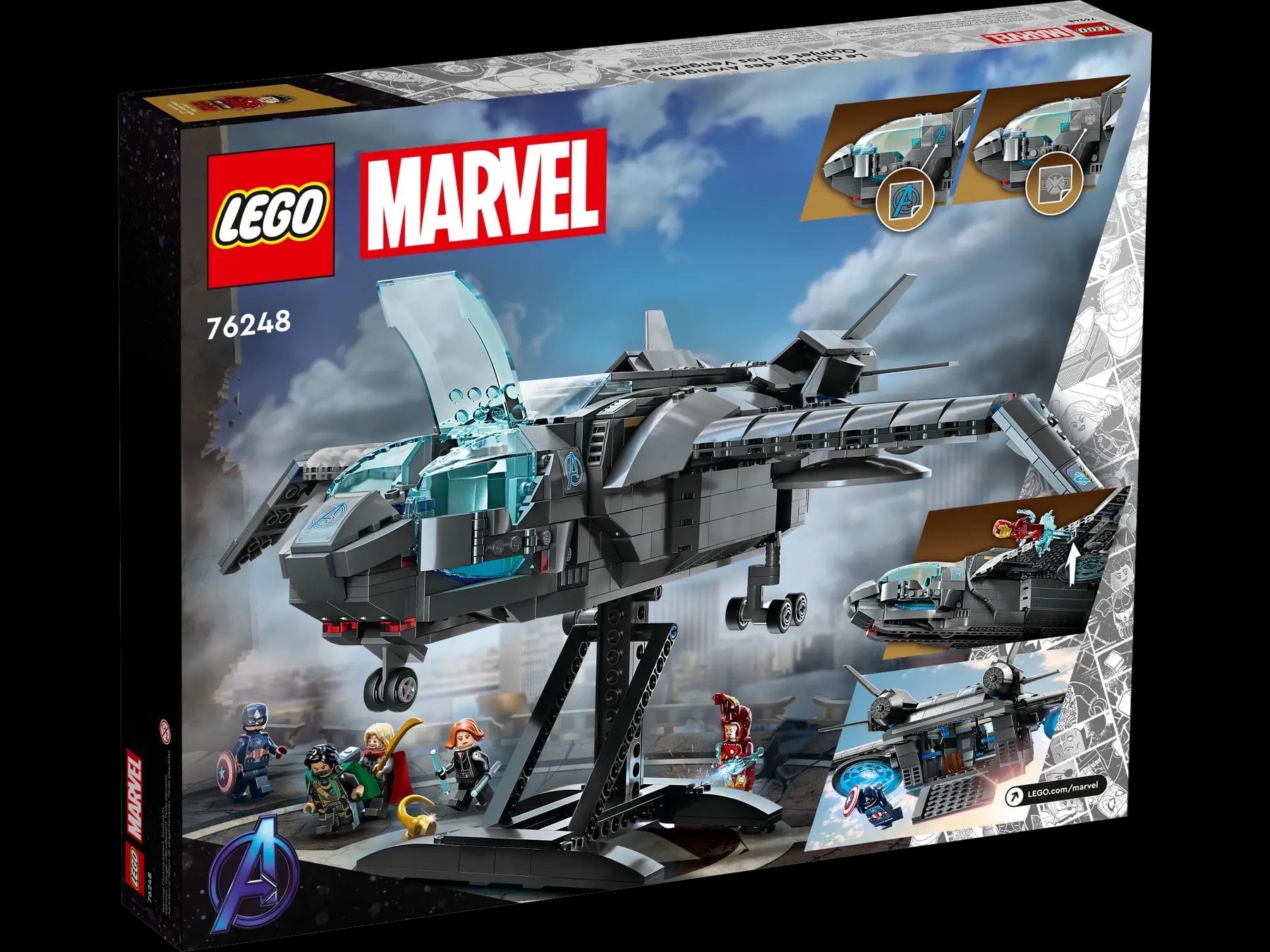 LEGO® Marvel 76248 Stíhačka Avengers Quinjet