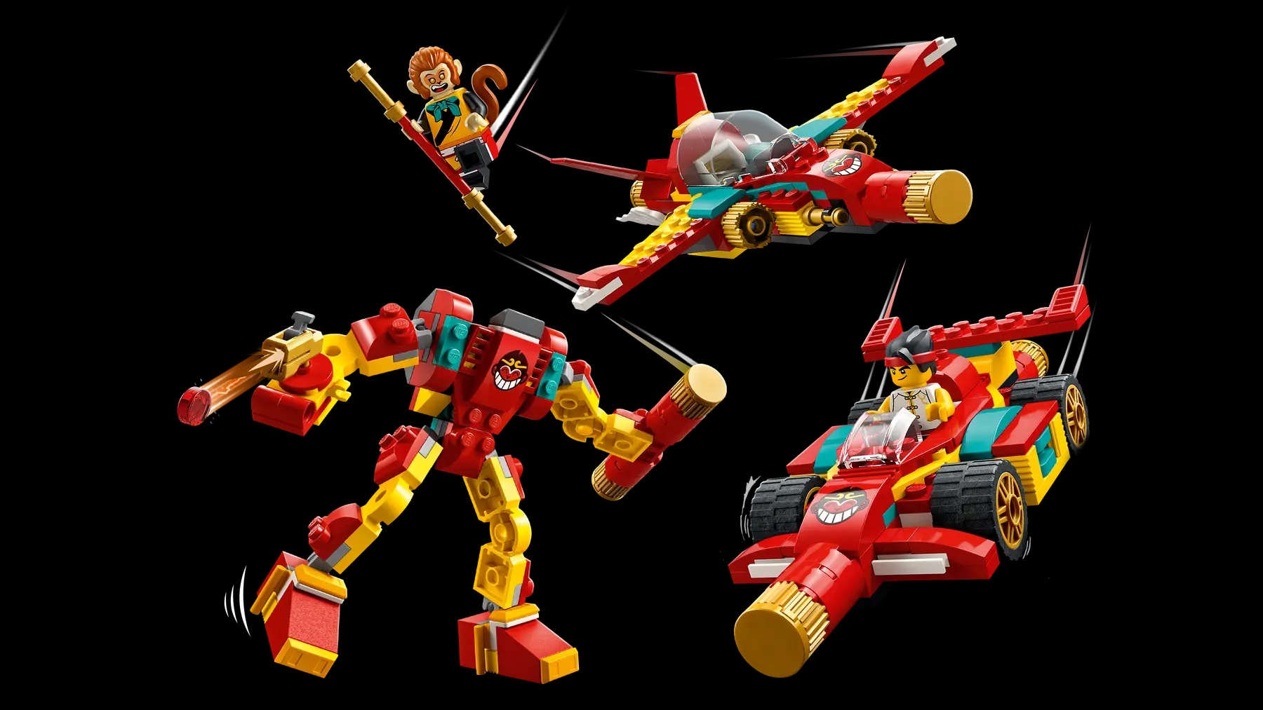 LEGO® Monkie Kid™ 80030 Monkie Kid™ a jeho výtvory