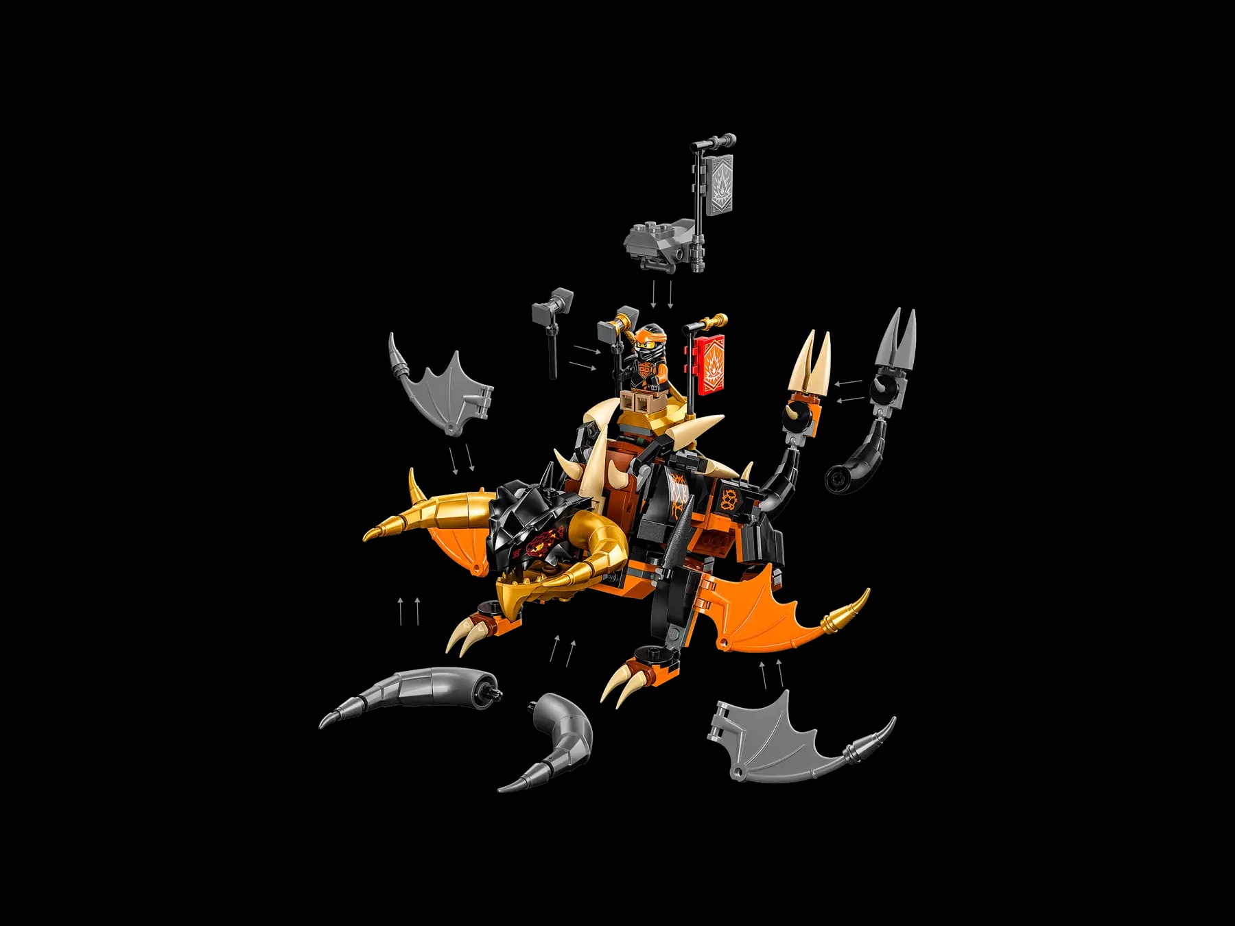 LEGO® NINJAGO® 71782 Coleův zemský drak EVO