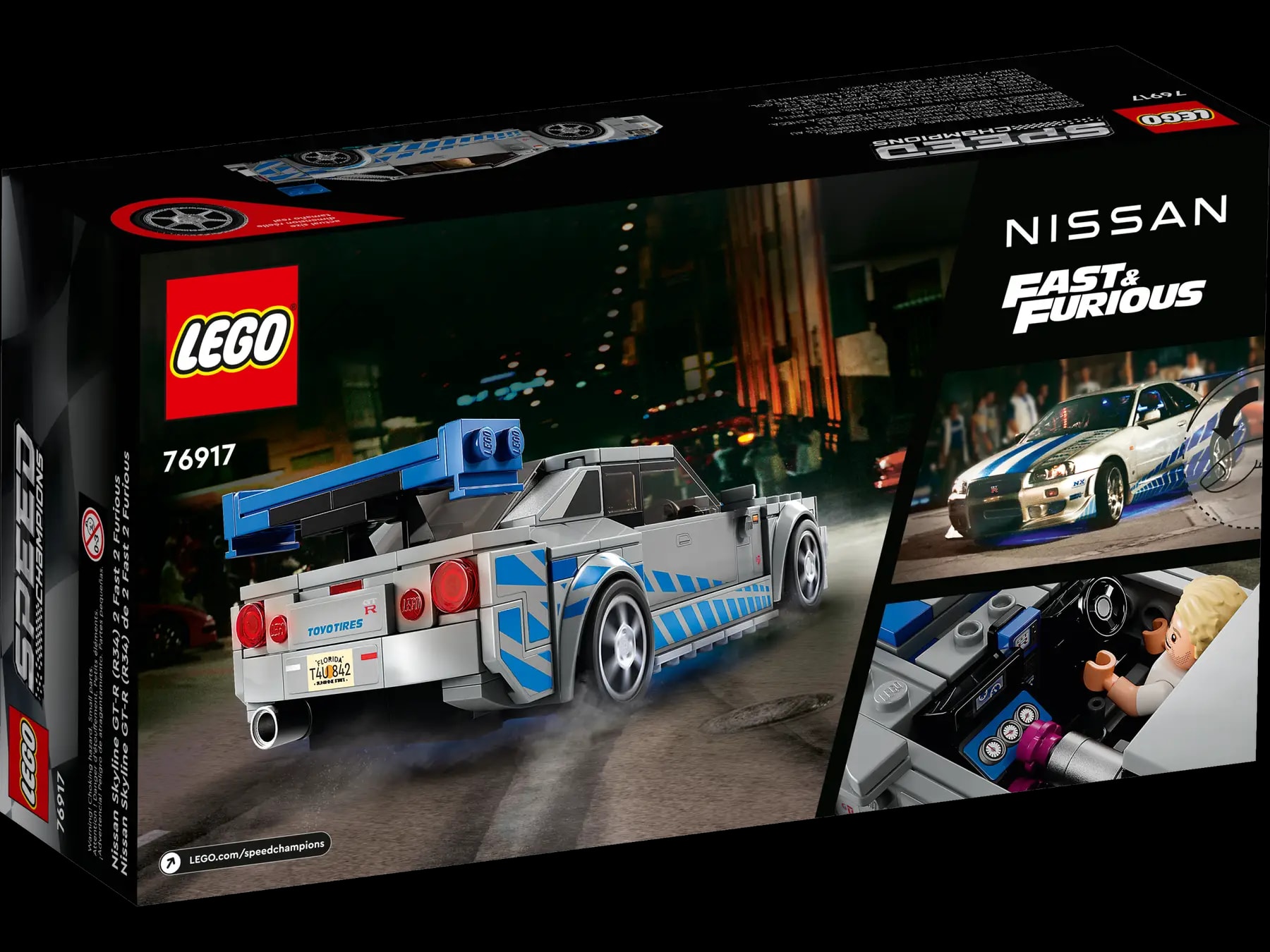 LEGO® Speed Champions 76917 2 Fast 2 Furious Nissan Skyline GTR (R34)