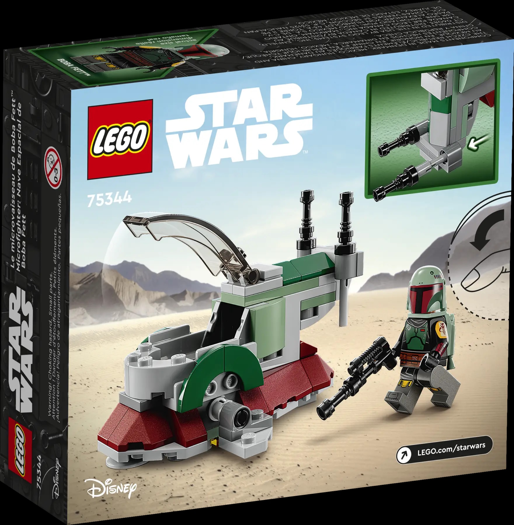 LEGO® Star Wars™ 75344 Mikrostíhačka Boby Fetta