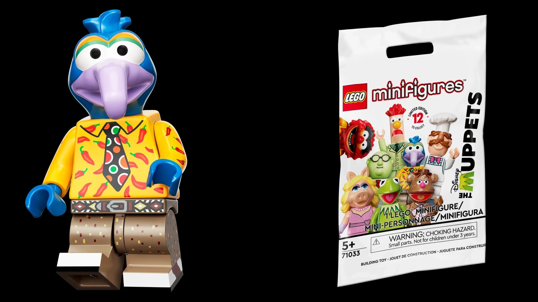 Minifigurky LEGO® 71033 Mupeti – Gonzo