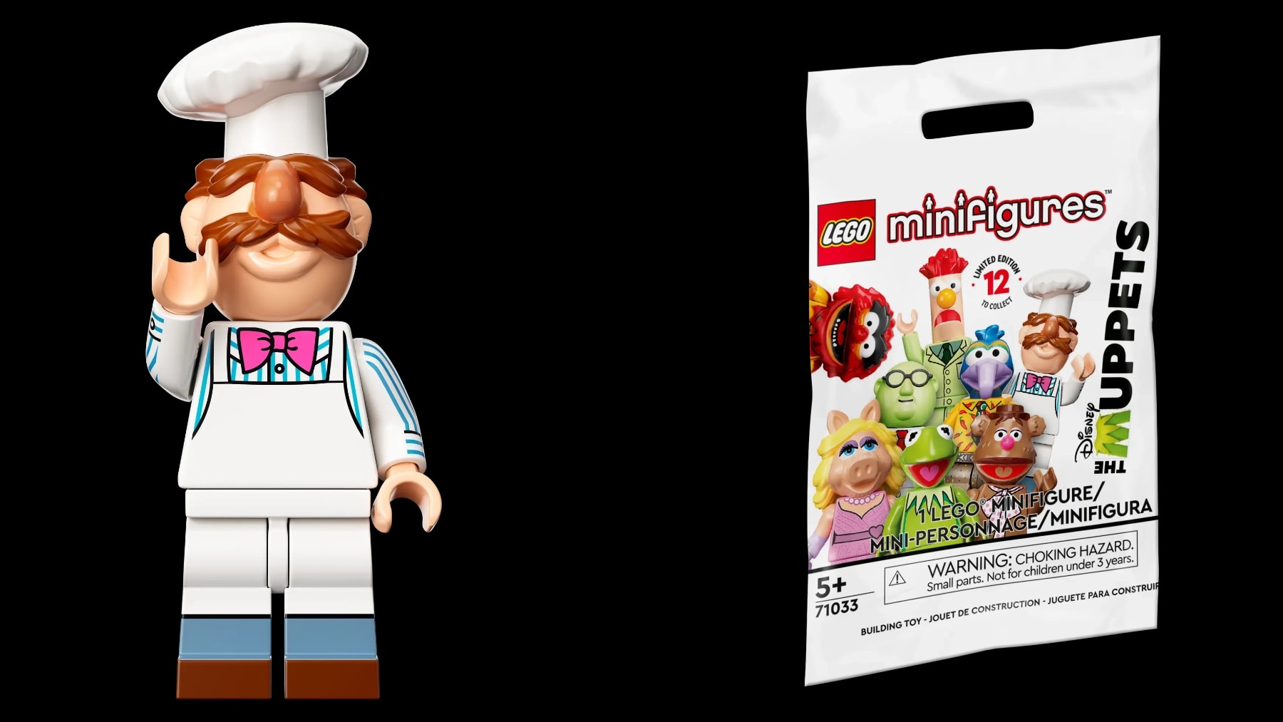 Minifigurky LEGO® 71033 Mupeti – Švédský šéfkuchař